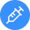 icon of medical syringe